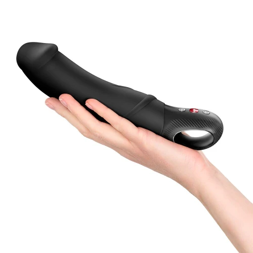 На фото вібратор для точки G Fun Factory BIG BOSS Black дуже потужний, 23,5 см