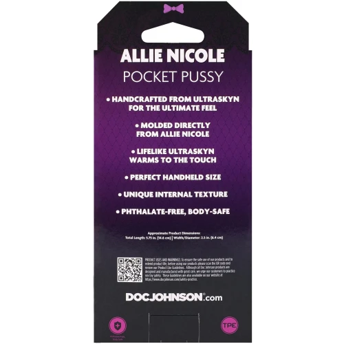 На фото мастурбатор Doc Johnson Allie Nicole
