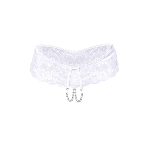 На фото сексуальные трусики Art of Sex - Isabell, цвет белый, размер L-2XL
