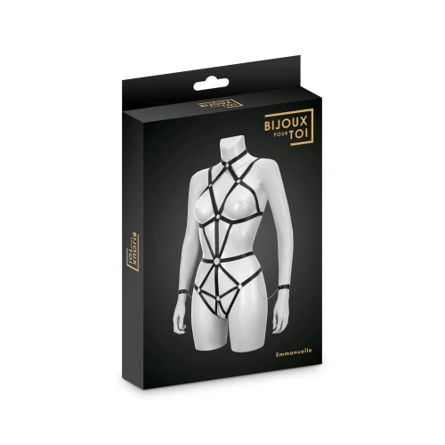На фото боді-портупея Bijoux Pour Toi - Emmanuelle