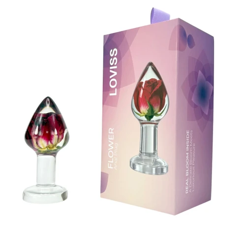 Анальная пробка Loviss Rose Anal Plug