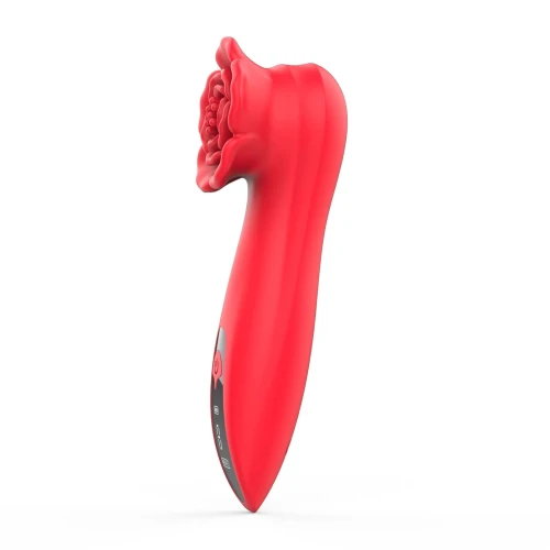 На фото роскошный вибратор для клитора Loviss Tona Rose Vibrator, в виде розы, 9 режимов