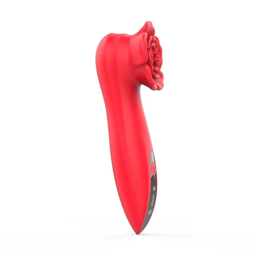 На фото роскошный вибратор для клитора Loviss Tona Rose Vibrator, в виде розы, 9 режимов