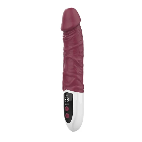 На фото фалоімітатор з вібрацією Loviss Caeser Vibrator Dildo, реалістичний, 12 режимів
