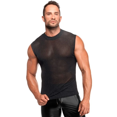 На фото мужская футболка Noir Handmade H083 Onyx skin tank XXL