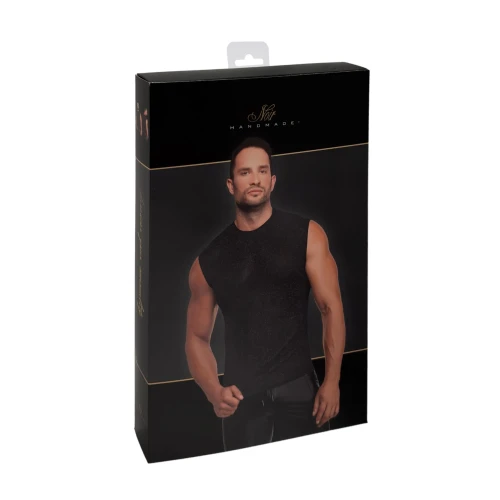 На фото мужская футболка Noir Handmade H083 Onyx skin tank XXL