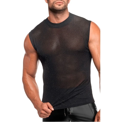 На фото мужская футболка Noir Handmade H083 Onyx skin tank XXL