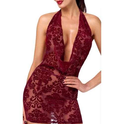 На фото сукня Noir Handmade F385 Kink Royal cascade mini dress XL