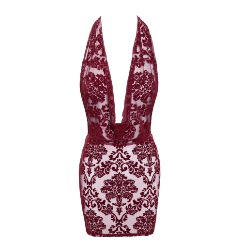 На фото сукня Noir Handmade F385 Kink Royal cascade mini dress XL