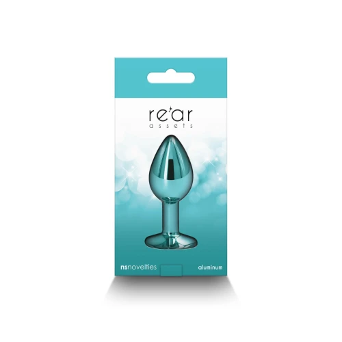 На фото анальная пробка NS Novelties Rear Assets - Small - Teal
