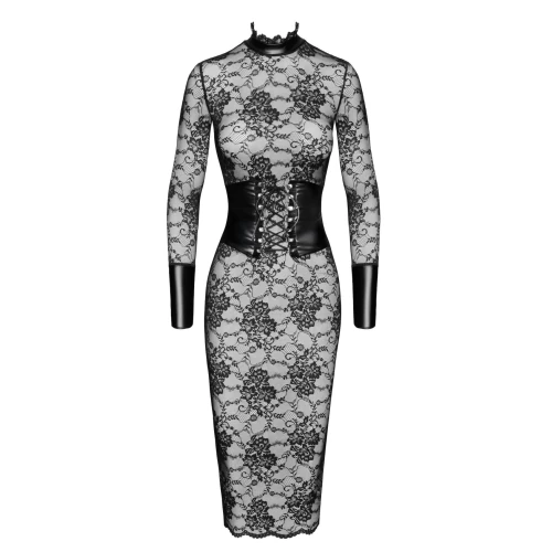 На фото сукня Noir Handmade F375 Noirelle Lace Corset Midi dress M