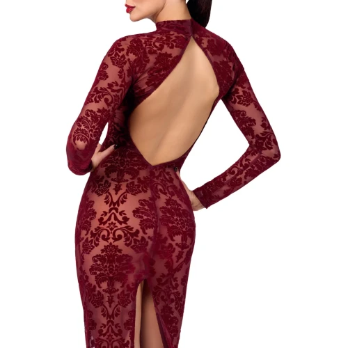 На фото сукня Noir Handmade F383 Kink Royal gown/long dress L