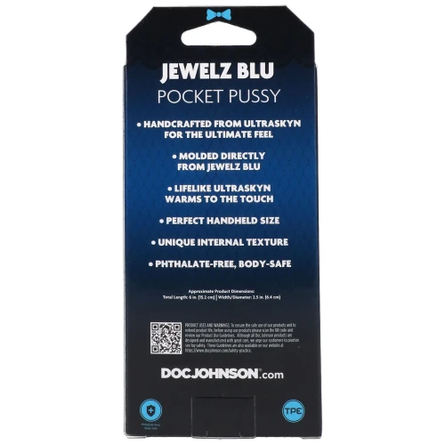 На фото мастурбатор Doc Johnson Jewelz Blu