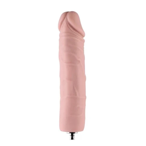 На фото силіконовий фалоімітатор для секс-машин Hismith 7" Silicone Dildo, система KlicLok