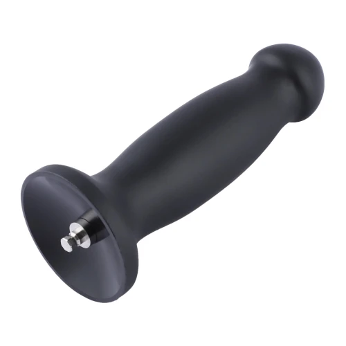 На фото силіконовий дилдо для секс-машин Hismith 7.2" Black Silicone Anal Dildo, система KlicLok