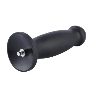 На фото силіконовий дилдо для секс-машин Hismith 7.2" Black Silicone Anal Dildo, система KlicLok