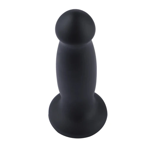 На фото силіконовий дилдо для секс-машин Hismith 7.2" Black Silicone Anal Dildo, система KlicLok