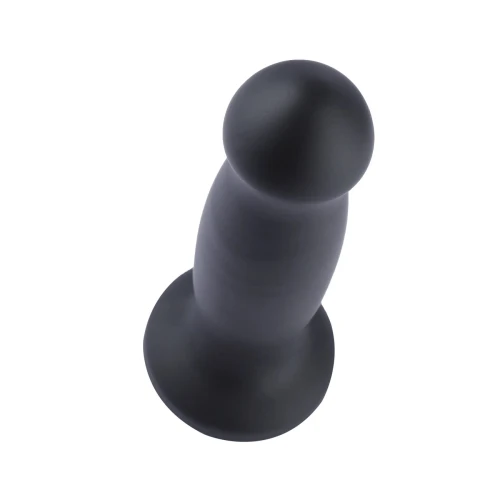 На фото силіконовий дилдо для секс-машин Hismith 7.2" Black Silicone Anal Dildo, система KlicLok