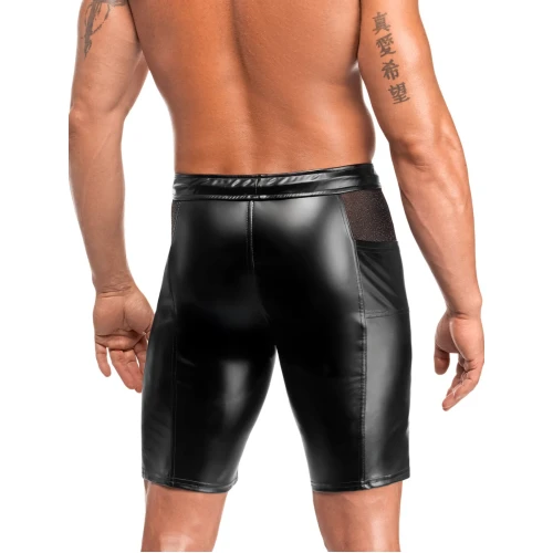 На фото чоловічі шорти Noir Handmade H089 Onyx Hybrid biker shorts L