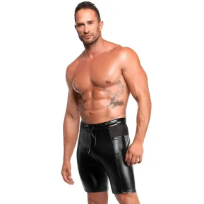 На фото чоловічі шорти Noir Handmade H089 Onyx Hybrid biker shorts XL