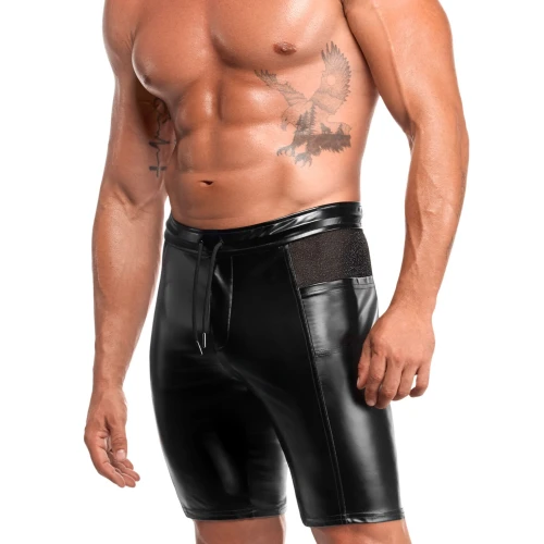 На фото чоловічі шорти Noir Handmade H089 Onyx Hybrid biker shorts L