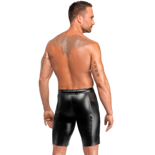 На фото чоловічі шорти Noir Handmade H089 Onyx Hybrid biker shorts L