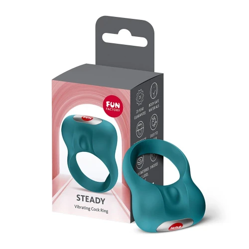 На фото ерекційне віброкільце Fun Factory Steady Bottle Green