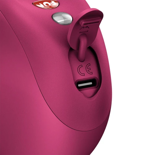 На фото вакуумний стимулятор Fun Factory MEA Wine Red, унікальні режими, функція посторгазму.