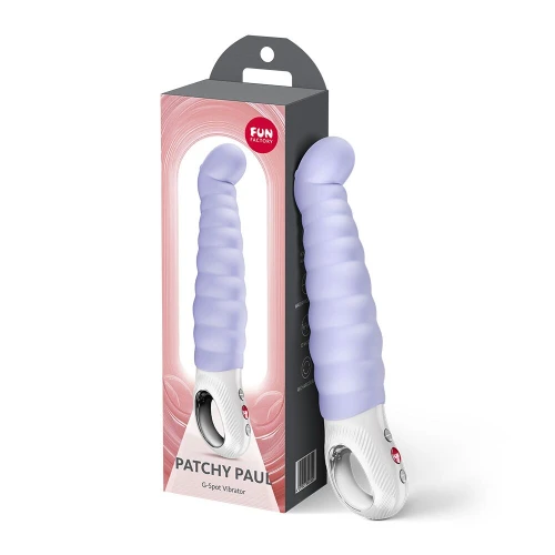 На фото вібратор точки G Fun Factory PATCHY PAUL Purple, гнучкий, 12 режимів