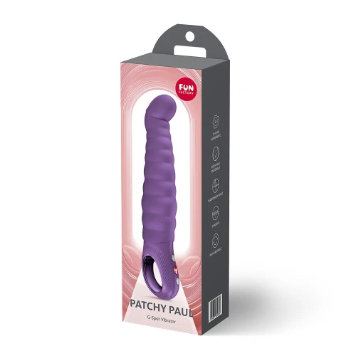 На фото вибратор точки G Fun Factory PATCHY PAUL Dark Violet, гибкий, 12 режимов