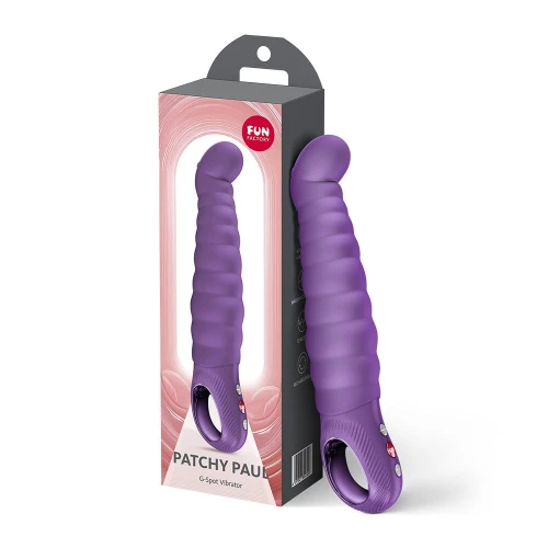 На фото вибратор точки G Fun Factory PATCHY PAUL Dark Violet, гибкий, 12 режимов