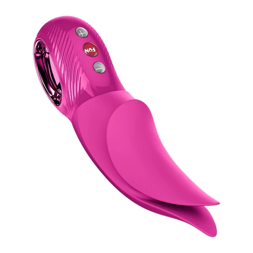 На фото вибратор для клитора Fun Factory VOLTA Magenta, гибкий двойной кончик