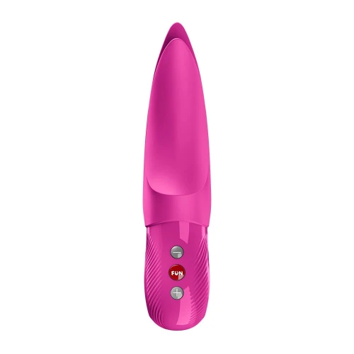 На фото вибратор для клитора Fun Factory VOLTA Magenta, гибкий двойной кончик