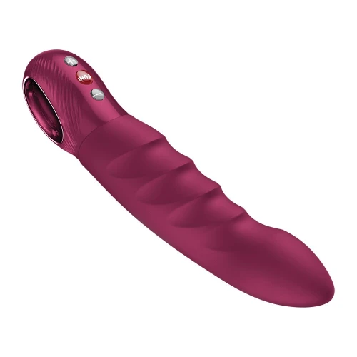 На фото пульсатор Fun Factory Stronic Deep, Wine Red, 8 режимів роботи, що перезаряджається