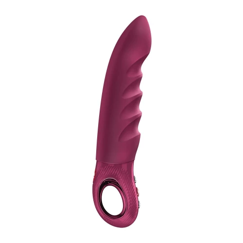 На фото пульсатор Fun Factory Stronic Deep, Wine Red, 8 режимів роботи, що перезаряджається