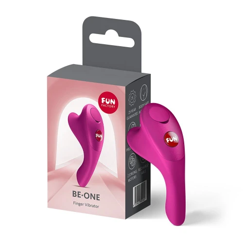 На фото вибратор на палец Fun Factory Be One Magenta