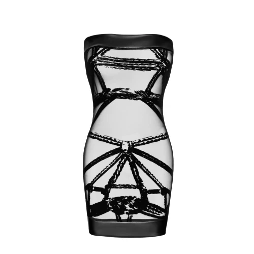 На фото платье Noir Handmade F359 Bondesque Off-shoulder mini dress L