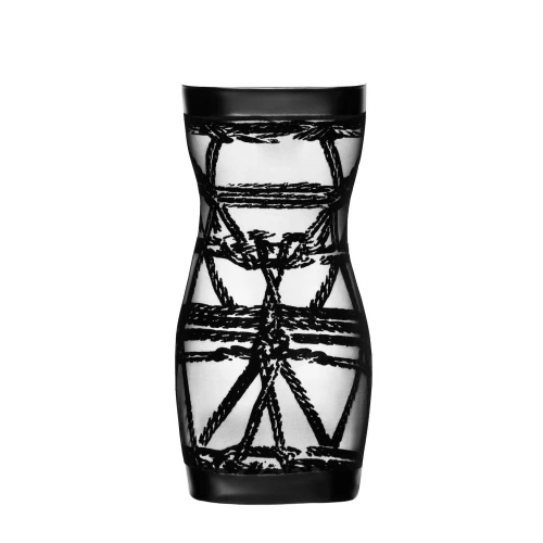 На фото платье Noir Handmade F359 Bondesque Off-shoulder mini dress L