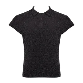 На фото мужское поло Noir Handmade H082 Onyx veil polo XL