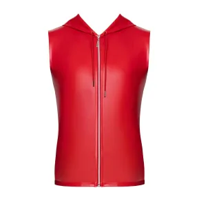 На фото мужской жилет с капюшоном Noir Handmade H096 Ignite hooded vest S