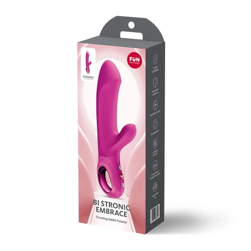На фото пульсатор Fun Factory Bi Stronic Embrace Magenta