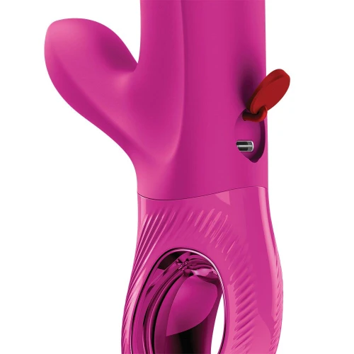 На фото пульсатор Fun Factory Bi Stronic Embrace Magenta