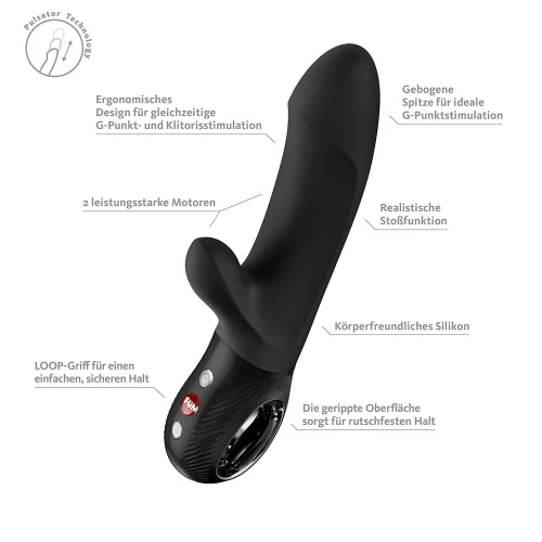На фото пульсатор Fun Factory Bi Stronic Embrace Black
