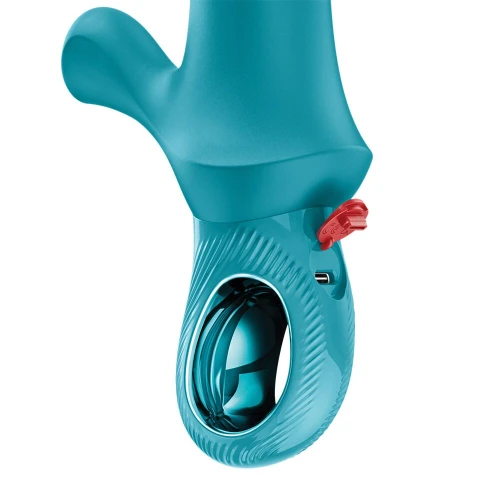 На фото пульсатор Fun Factory Bi Stronic Curve Aquamarine