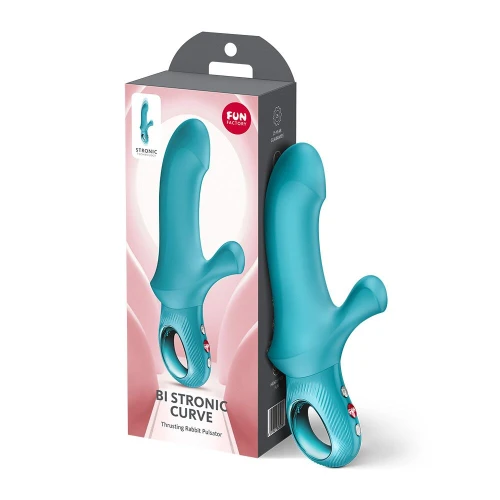 На фото пульсатор Fun Factory Bi Stronic Curve Aquamarine