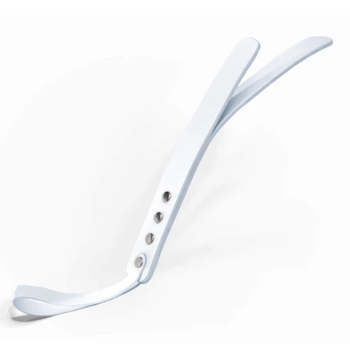На фото падл двухслойный Feral Feelings Leather Mini Paddle White, натуральная кожа