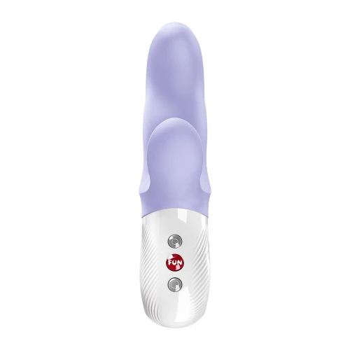 На фото вібратор-кролик Fun Factory MISS BI Purple, 2 незалежні мотори, діаметр 4,2 см