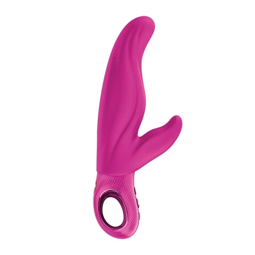 На фото вибратор-кролик для точки А Fun Factory LADY BI Magenta, 2 мотора, 12 режимов