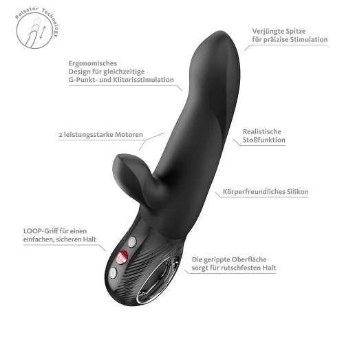 На фото пульсатор Fun Factory Bi Stronic Arc Black