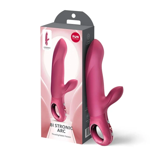 На фото пульсатор Fun Factory Bi Stronic Arc Raspberry 